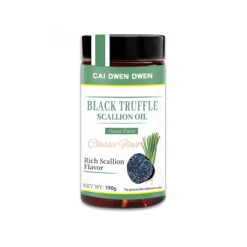 Black Truffle Scallion Cooking Oil