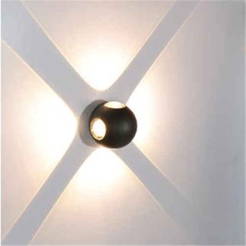 Black Aluminum Circa Lighting Sconces