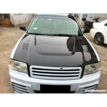 Fiber Glass Hood Bonnet para Audi A6 - Estilo BS
