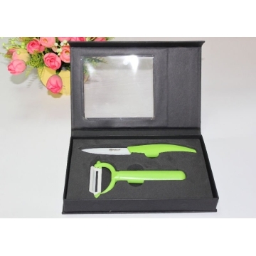 Top Quality Ceramic Knife Set ,Fruit Knife+Peeler