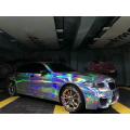 Silber Pet Laser Chrom Car Vinyl