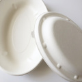 Eco Friendly Takeaway Bagasse Bowl Compostable oval Bowl