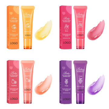 Custom Vegan Wholesale Fruit Lip Glow Oil with Private Label