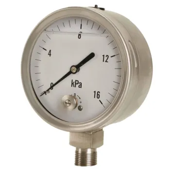 Standard capsule pressure gauge