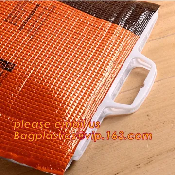 outdoors handle foldable beach cooler bag with box, sport lunch tote, thermal pizza tote, cooler tote bags