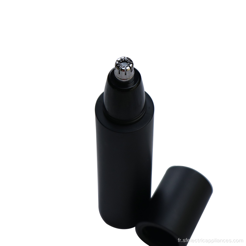Tondeuse à poils de nez design spécial rechargeable noir