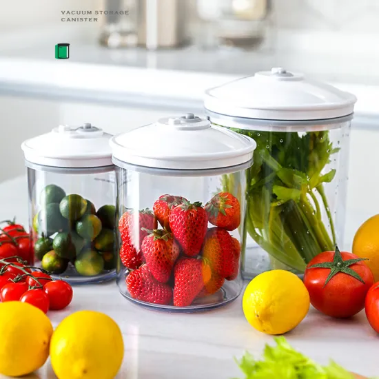Food saver Vacuum Container Quick Marinator Food Storage Container Fresh Keeping Canister ( 0.75L+1.42L+2.4L ) Accessory Hose