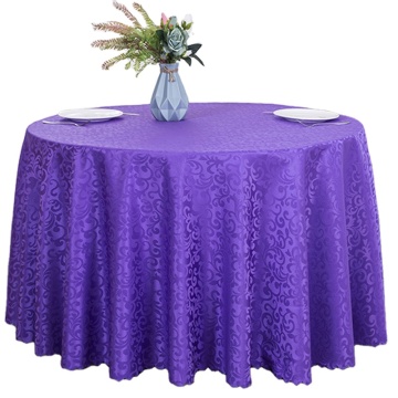 Wholesale Pink Round Polyester Tablecloths: Made in China for Wedding Events