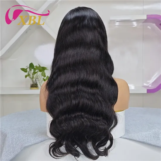 XBL 13x4 HD Lace Frontal Wigs with Body Wave Texture: Bleached Knots, Virgin Raw Hair, Natural Hairline, and US Shipping Option