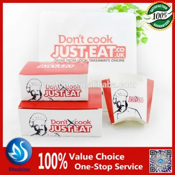 fast food packaging series, chicken box, fried chicken box, chicken cardboard box