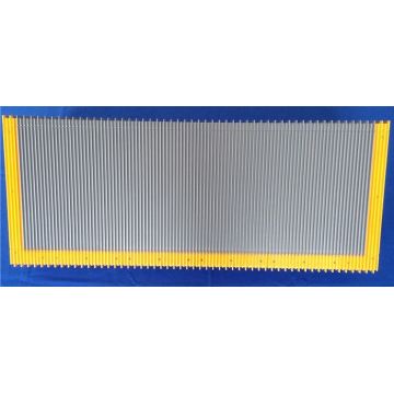 Escalón de aluminio de 1000 mm con rodillos rojos para escaleras mecánicas 9300