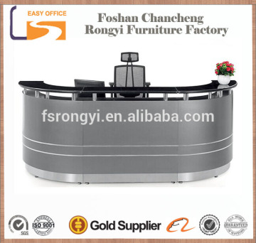 Hot selling 2 meter salon nails half round reception desk supplier