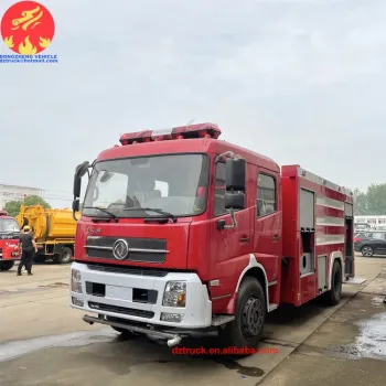 Dongfeng Kinland 6000 Liters Water Foam Firefighting Rescue Truck