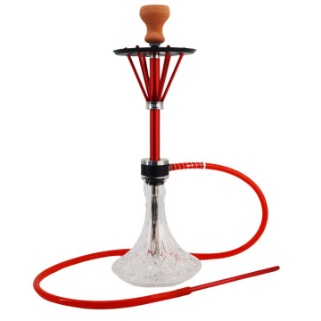 Factory Direct Luxury Hookah Set: Single Hose Bar KTV Glass Shisha with Tobacco