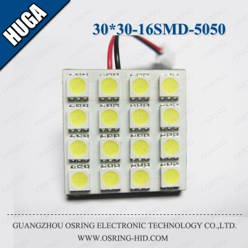 OSRING 280 Lumen 12V Wedge BA9S 16 SMD 5050 LED Car Lights LED reading bulb 3w