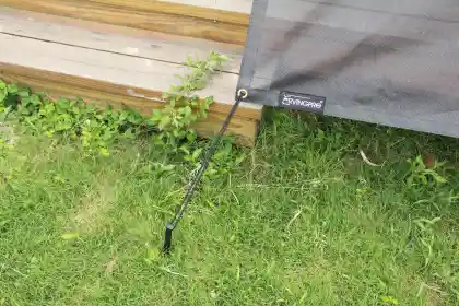 RV Awning Sun Shade: Caravan Awning Parts and RV Black Mesh Screen Sunshade