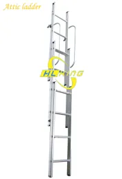 Aluminium folding loft ladder