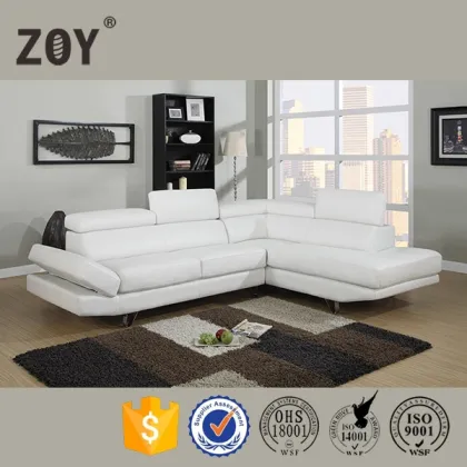 Zoy-97210 Chinese White Mini Corner Sofa