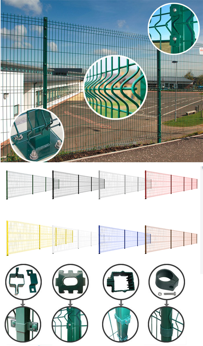 welded wire mesh fence