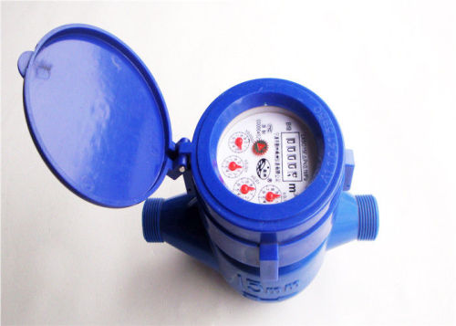 Abs Liquid Sealed Cold Water Meter Multi Jet For Horizontal , Lxs-15ep