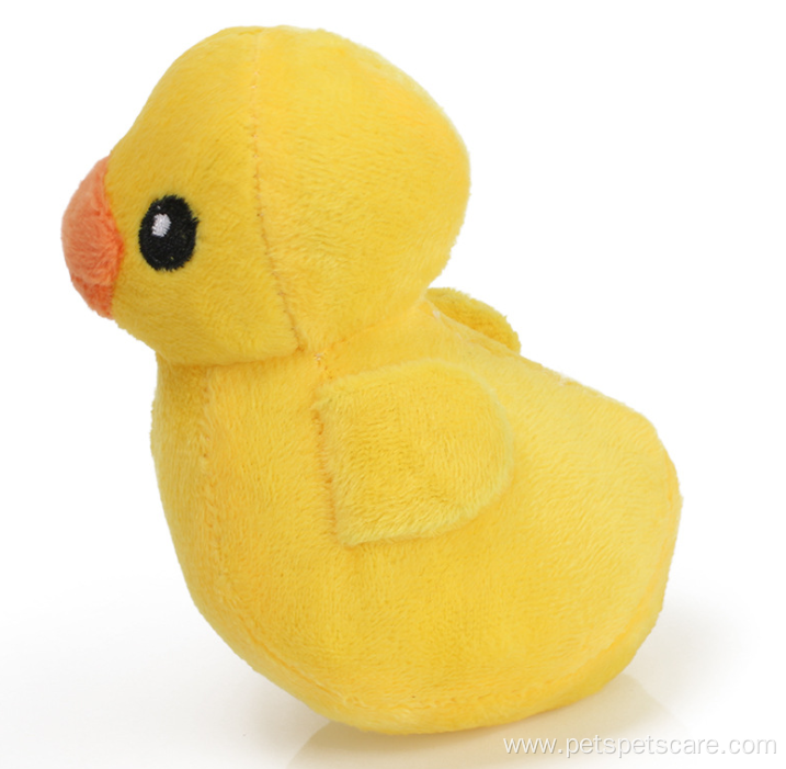 yellow duck stuffed designer squeaky plush toys