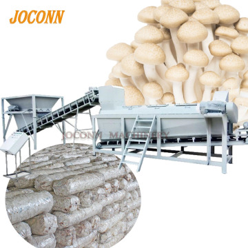 High Efficiency Waste Mushroom Spawn Bag Crushing and Separating Machine for Button Mushroom Farming Line