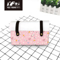 Custom Flower Life PU Bolso de cuero Bag Cosmetic Bag Case y bolso multifuncional