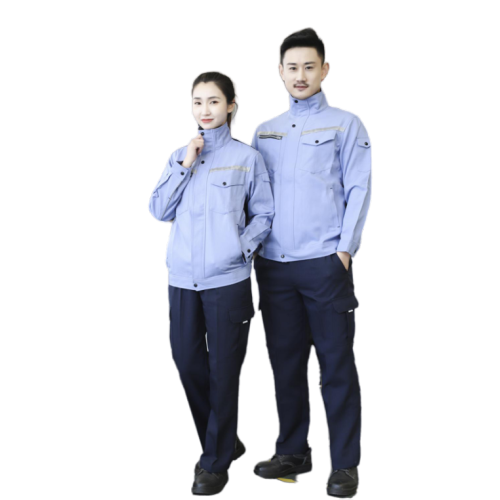 Set pakaian kerja klip pelbagai fungsi biru