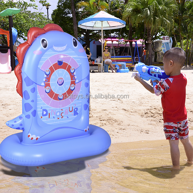 अनुकूलन पानी बंदूक बच्चों inflatable शूटिंग खेल खिलौना