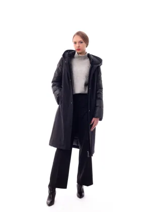 Women's winter hooded jacket