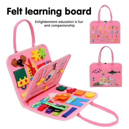 Educational Pink Felt Learning Aids