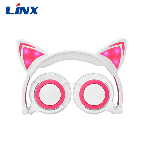 Light Up Glowing Hot Selling Cat Ear Headphones