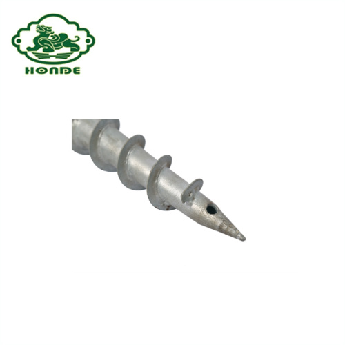 Kualitas Tinggi Hot Dicelup Galvanized Ground Spike Anchor