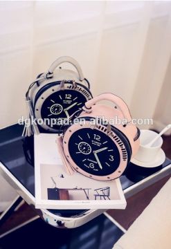2016 new design watch design fashion leather bag