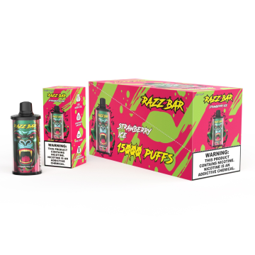 Top-rated disposable vape Razz Bar 15000 puffs