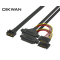 Minisas HD SFF-8643 8i a 2*SFF8639+Cable de 15 pinzas