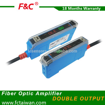 F&C FF-302 two output Fiber optic amplifier and fiber optic sensor