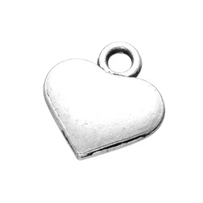 2015 DIY jewelry findings cham alloy gold heart pendant