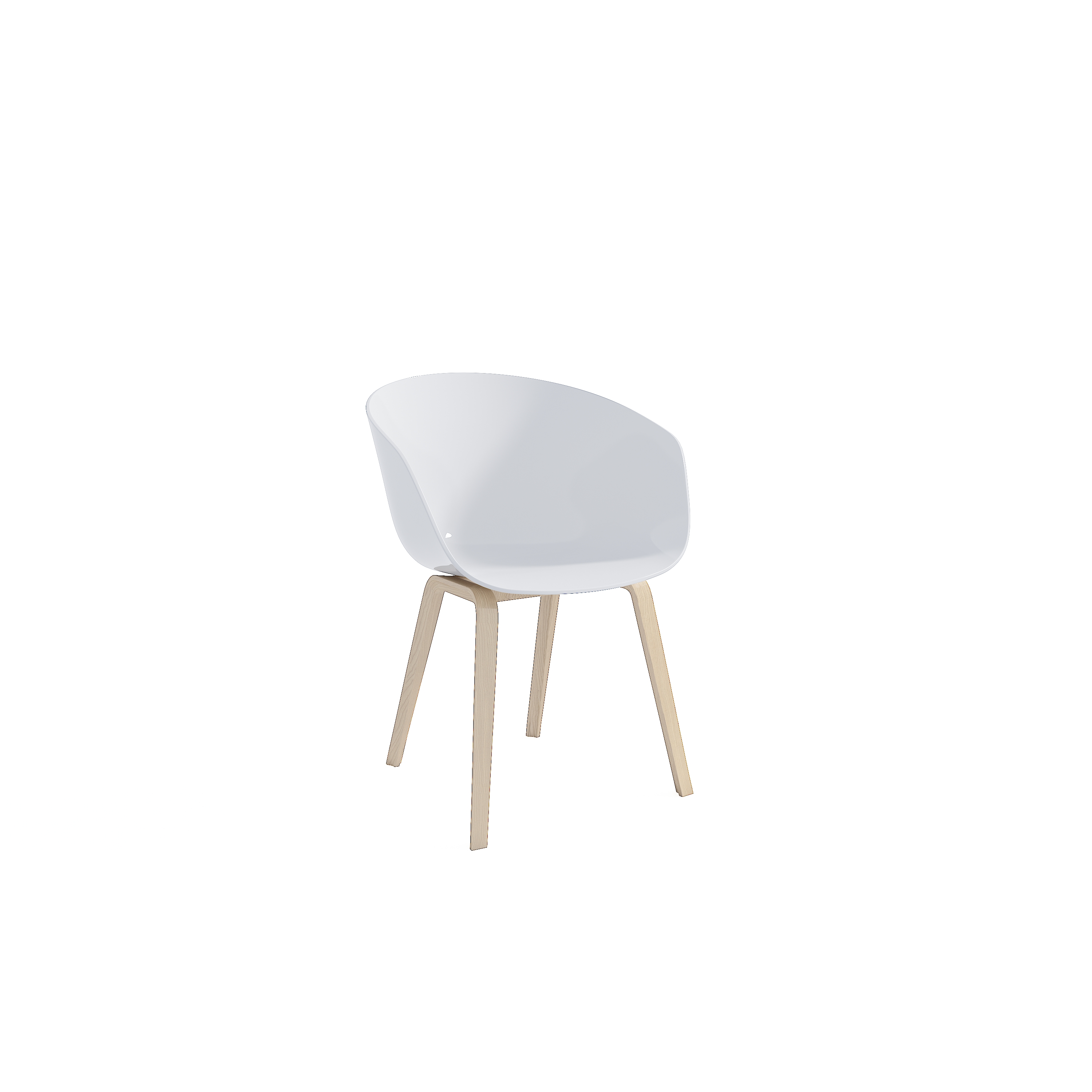 White Plastic Dining Chairs