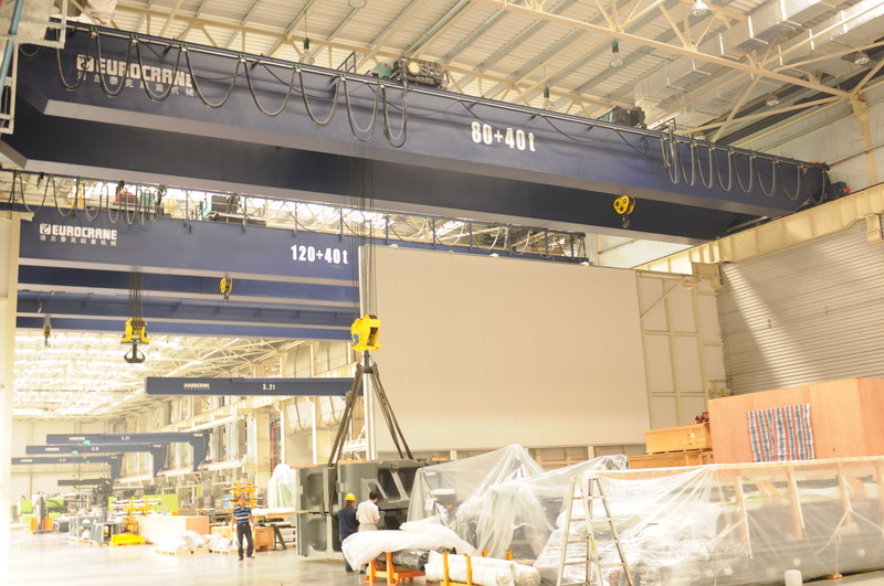 Double Girder Overhead Crane 80+40t