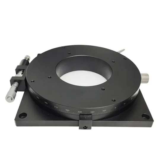 PT-R160 Manual Hollow Rotation Stage: 360 Degree Fine Tuning Rotating Platform