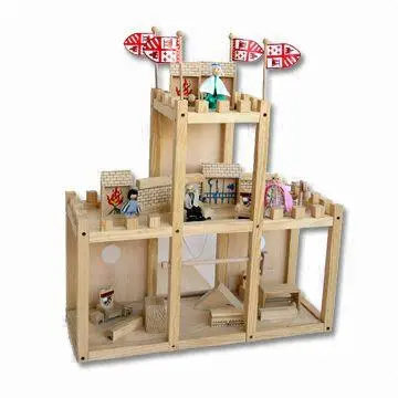 Doll House with Size of Chateau Toy Measuring 65 x 25 x 74cm