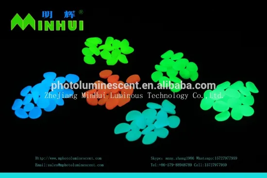 Photoluminescent pebble/Glow in dark stone