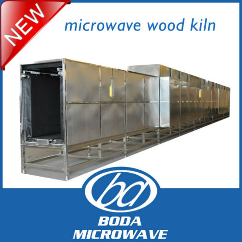 continuous microwave wood kiln