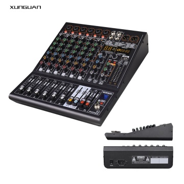 NX600 NX800 Soundbox: 6/8 Kanal Bluetooth Audio Mixer mit MP3/DSP/Phantom -Leistung
