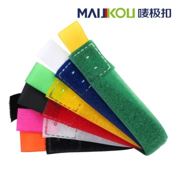 Custom Designed Colored Hook and Loop Straps