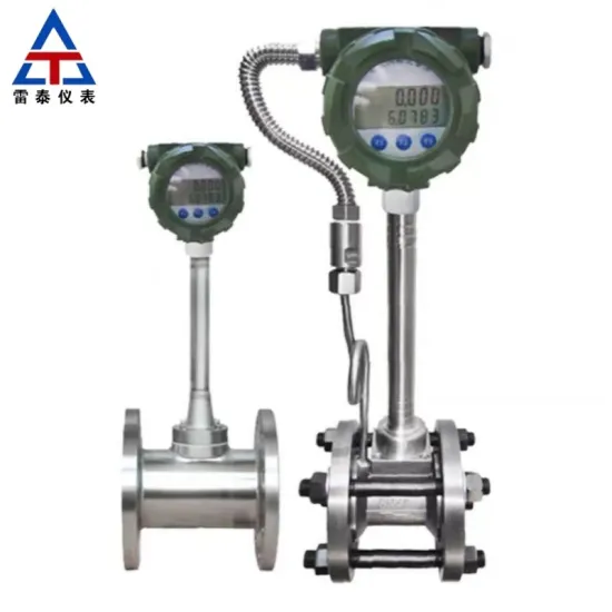 High precision steam vortex street flowmeter