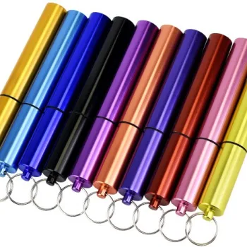 2024 High-Capacity Aluminum Alloy Pocket Pill Organizer with Keychain: Your Ultimate Medicine Storage Solution