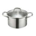 Straight shap stainless steel soup pot kitchen cookware