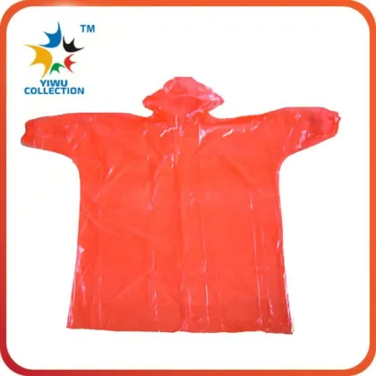 cheap reflective waterproof transparent children poncho raincoat